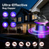 2026 4200V Upgraded Mosquito Killer Lamp, Electric Bug Zapper for Indoor & Outdoor, Rechargeable LED Night Light - Safe