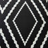 Set of 2 Black Pillow Covers 18 x 18 inches, Boho Aztec Polyester Blend Square Decorative Throw Pillow Covers