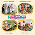 Sets, 32 Set 8, Sets, Set Wheat Straw Dinnerware PCS Dishes for Unbreakable Plates and Bowls Microwave Safe Dinnerware