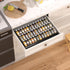 Organizer,3-Tier Insert/Countertop included)-3Tier,2packs/Black Expandable Metal Spice Drawer Slanted Seasoning Jars
