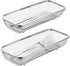 Utensil Drying Rack, 2 Pack Stainless Steel Holder, Compact Dish Rack for Kitchen Counter, Silverware Basket Organizer