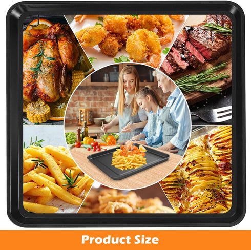 Air Fryer Grill Pan for Ninja Foodi SP101, 13 x 13'' Crisper Plate Rack Accessories for Countertop Oven