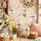 Gemscream 6 Pcs Hinged Glass Clear Easter Box Ornament Egg Fillable Ornament That