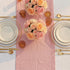 60 Inches 100% 14 60 Inch Summer Solino Home Linen Table Runner - Pure Linen Misty Pink Table Runner x Ideal