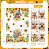 Absorbent Kitchen Towels - 6pcs Highland Cow Sunflower Summer Yellow Cleaning Drying Dishes Towel, Funny Gifts for Women