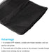 PATIKIL 47.2" x 23.6" Air Conditioner Filter Material, 2 Pack Plastic Dustproof Mesh Screen Replacement, Black