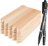 Whaline 100Pcs Wooden Plant Labels, Pointed Wooden Garden Markers with 2 Marker Pen for Seed Potted Plants