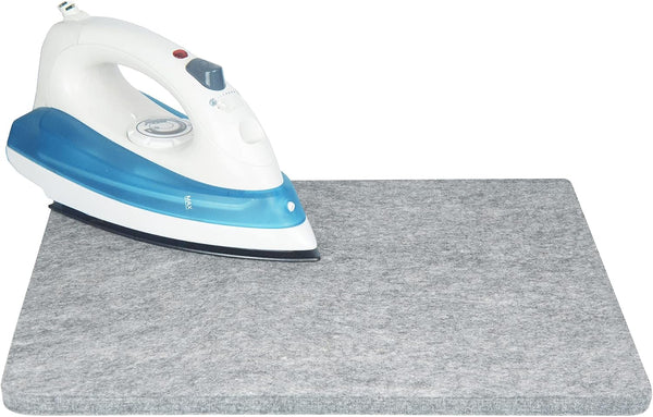 Wool Ironing Mat for Table Top – Portable Pressing Pad, Ironing Board Alternative for Quilting & Sewing (11.5" x 14.5")