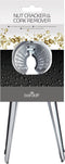 3 in 1 Deluxe Nutcracker, Champagne Cork Remover, Screw-Top Bottle Opener - Metal