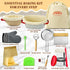 HASHMUST 33 9'' 10" Pcs Sourdough Starter Kit, Sourdough Bread Baking Supplies, Round & Oval Cotton Rope Banneton Bread