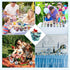 50 8 oz Mifoci Pcs Blue Plastic Dessert Appetizer Cups Clear Mini Cake Salad Cups for Party Yogurt Parfait Containers