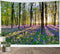 HVEST Forest Sunshine Tapestry, Spring Tapestry Wall Hanging, Nature Landscape Decor for Living Room Bedroom 40L x 60W