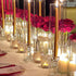 36 NITIME Pcs Assorted Gold Votive Candle Holders, Tea Light Candle Holder Glass for Wedding Table Decor, Gold Candle