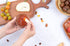 Mini Wooden Bowl Set of 4 (3.54" Diameter x 0.78" Height) for Condiments, Dip Sauce, Ketchup, Small Wood Bowl for Jam, little Prep, Olive (Round) by VieWood