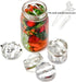 Trademark Innovations Glass Fermentation Pickling Jar Weights, Groove Grip Style, Set of 6