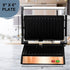 OVENTE Electric Panini Press Sandwich Maker, Non-Stick Coated Plates, 1000W Indoor Grill, Copper GP0620CO