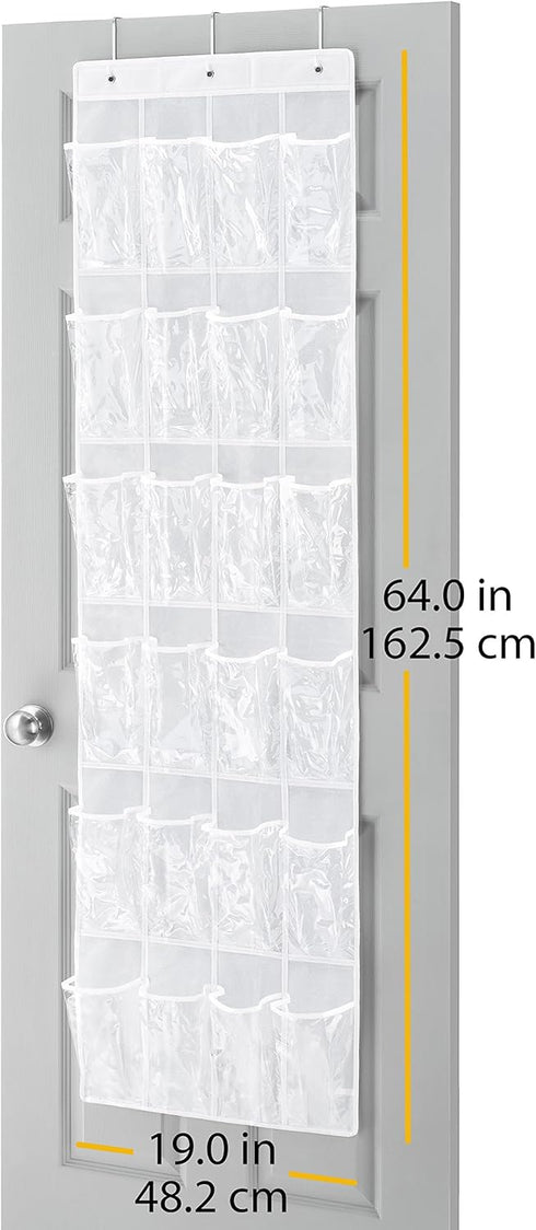 24 Whitmor Pocket Over the Door Shoe Bag