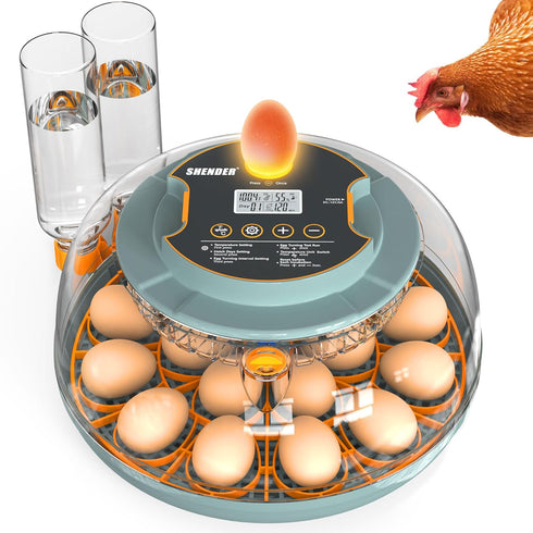 Egg Incubators for Hatching Eggs, Egg Incubator with Automatic Egg Turning and