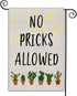 Welcome Garden Flags, Double Sided Summer Yard Flag, Cute Cactus Design for Porch Patio Backyard Outdoor 12.5 x 18 Inch