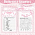 Funnymoom 426 Set-8 Mommy's Pcs Pink Bow Baby Shower Games Games, Includes Baby Shower Bingo, Price is Right, Guess