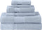 Modern Threads Astra 6-Piece 100% Cotton Towel Set Jacquard Geometric Pattern Includes