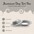 KitchenDance Disposable Aluminum Deep Tart Pan - 5 Ounces Round Shaped for Baking, Cooking, 100 Count