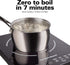 Hamilton Beach Portable Single Induction Cooktop, Countertop Burner, 1800 Watts, 10 Temperature Settings, Black