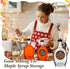 12 12 oz FoldTier Pcs Glass Maple Syrup Bottles Clear Reusable Glass Bottles with Lids Loop Handle and Maple Syrup