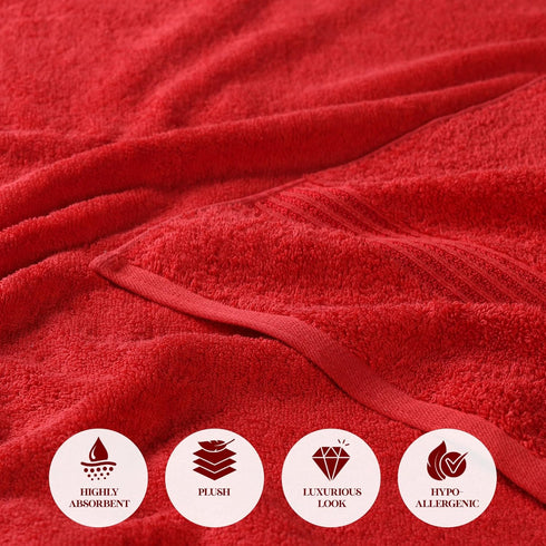 3-Piece Set, 1 1 1 Superior Egyptian Cotton Towel Assorted Towels for Home Bathroom, Master, Guest Bath, Decor