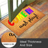 MELODADDY 30"(L) 18"(W) Funny Welcome Doormat Front Porch Decor Rugs with Rubber Back x Personalized Mat for Entrance