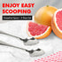Chef Craft Select Serrated Grapefruit Spoon - 9 inch 2 piece set, Stainless Steel