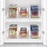 Sorbus Stackable Refrigerator Organizer Bins, Clear Storage Bins for Kitchen Pantry, Freezer & Fridge Organization, 4