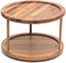 Lipper International 8302 Bamboo Wood 2-Tier Kitchen Turntable; 10"