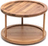 Lipper International 8302 Bamboo Wood 2-Tier Kitchen Turntable; 10"