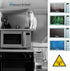 MicroSafe Blocker Microwave Cover, Magnetic Shield for Home Appliances, Sea Blue, Medium 14"