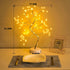 20 108LED Fairy Sparkly Tree Lamp - USB & 3AA Powered with Remote Control, 8 Modes for Christmas and Desktop Decor