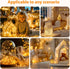Remote33ft 100LED 8 HXWEIYE Fairy Lights Battery Operated (Included) with DIY Timer & Rechargeable Twinkle String
