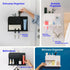 WallShelfie Bedside Wall Organizer & Dorm Decor - Dorm Room Essential, Floating Bedside Shelf Wall Mount Organizer