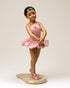 20901 African American Ballerina in Pink Dress, 6 1/8" H
