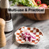 Spoon Rest for Stove Top, Checkered Ceramic Spoon Holder for Kitchen Counter