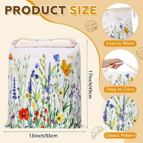 Yiyiring 2 13 17 Pcs Beeswax Bread Bags for Sourdough Reusable x Large Bread Bags with Improved Beeswax Coating Food