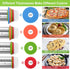 Adjustable Rolling Pin with Thickness Rings for Baking, Stainless Steel Dough Roller Pins for Cookie Decorating