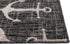 Unique Loom Outdoor Coastal Collection Area Rug - Ahoy (Charcoal/Ivory, 2' 2" x 3' 1" Rectangle)