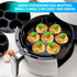 Air Fryer Muffin Pan (7 Cups) - Nonstick Silicone Muffin Pans for Baking & Freezing, Dishwasher Safe