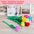 24 12.5 Inch Deekin Pcs Plush Rose Flowers Colorful Stuffed Flower Plush Bouquet Bendable Stems Plant Soft Roses