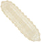 kilofly Handmade Crochet Lace Rectangular Table Runner 11 x 43 Inch, Beige