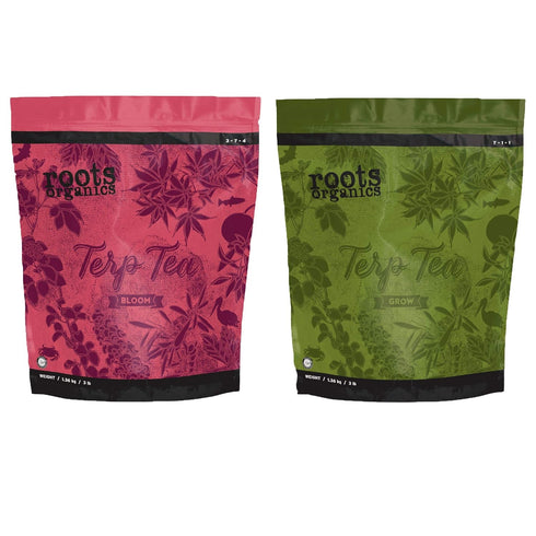 Roots Organics Terp Tea Combo Set (Grow + Bloom), 3 lb bags