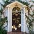 Welcome Back Door Banner Decoration, Large Cover for Homecoming, Retirement Party Photo Booth