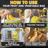 13.8x10.6" Banana Storage Bag with Aluminum Lining - Banana Bags to Keep Bananas Fresh Longer, Nylon Banana Keeper