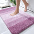OLANLY Bathroom Rug Mat | 30x20 Extra Soft Absorbent Microfiber Non-Slip Bath Carpet, Pinkish-Purple